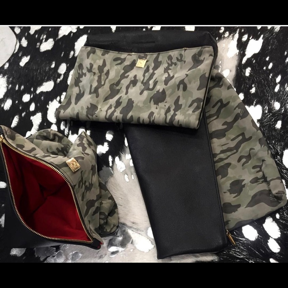 Camo Clutch by Carolina Crowley